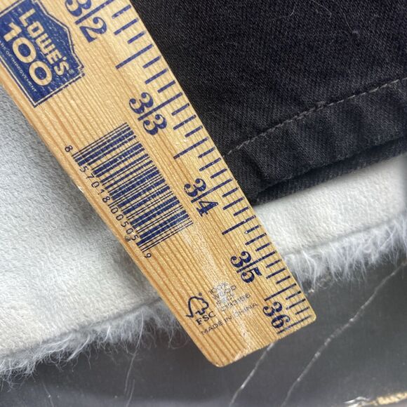 VTG 90's Levis 550 Jeans  Zip Mens 33 x36 Relaxed Fit Classic‎ Black Y2K NWT - Picture 8 of 13
